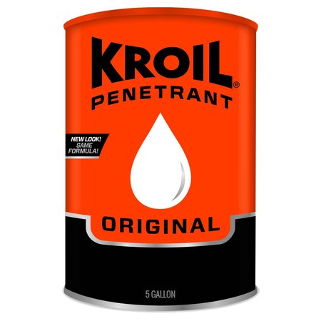 KROIL 5 Gallon Penetrating Oil, Industrial-Grade, Multipurpose, Rust Loosening, Penetrant KL051